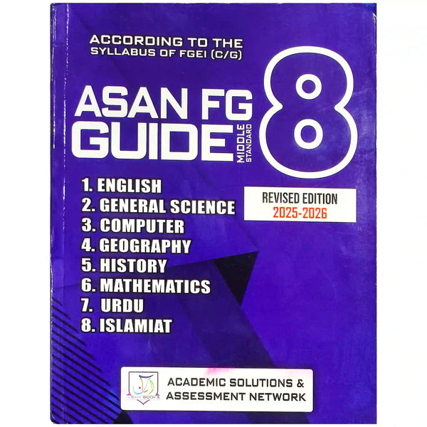Asan FG Teacher Guide Class 8