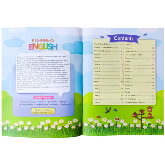 Beginners English A Ages 3-4 Book Wise