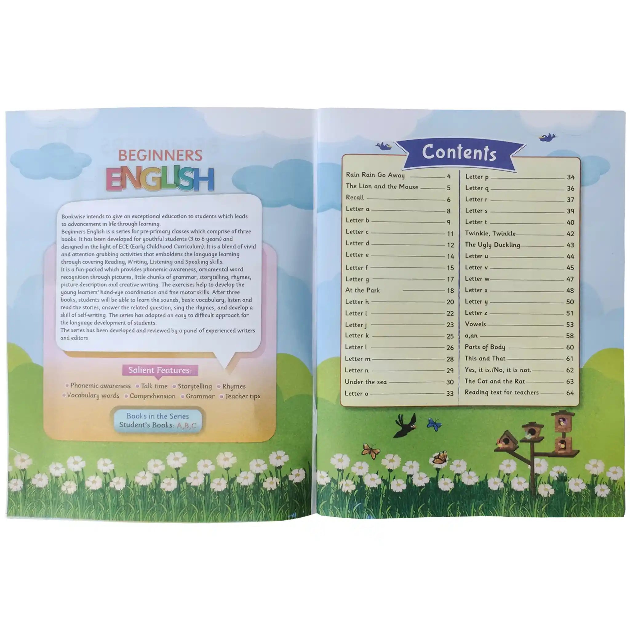 Beginners English B Ages 4-5 Book Wise - Saleemi Book Depot in pakistan