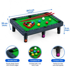 Billiards Toy Game Mini Tabletop Pool Table Set