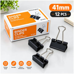 Binder Clip Chanyi Pack Of 12 Pieces