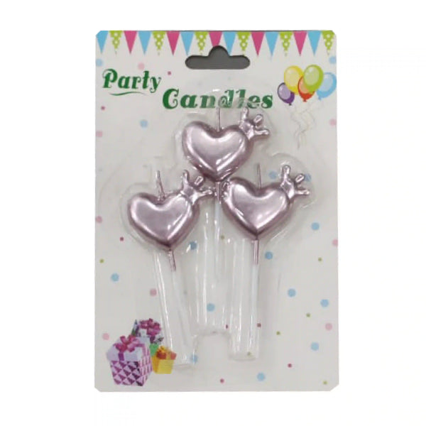 Birthday Candle Love 3Pcs Pack - Saleemi Book Depot in pakistan
