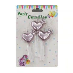 Birthday Candle Love 3Pcs Pack - Saleemi Book Depot in pakistan