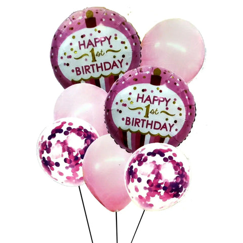 Birthday Party Balloons 9Pcs Pack - Saleemi Book Depot in pakistan