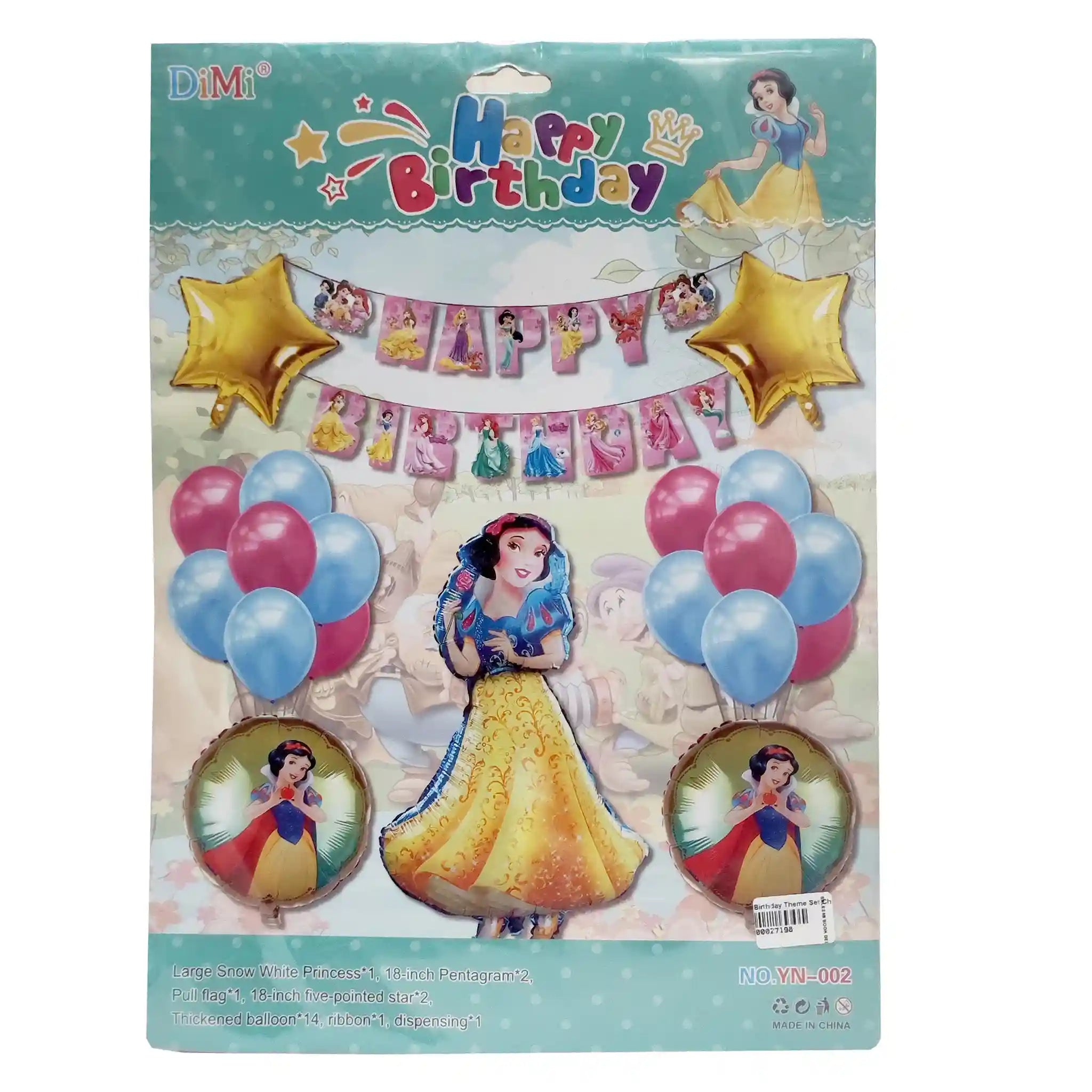 Birthday Theme Set Character Mix - Saleemi Book Depot in pakistan