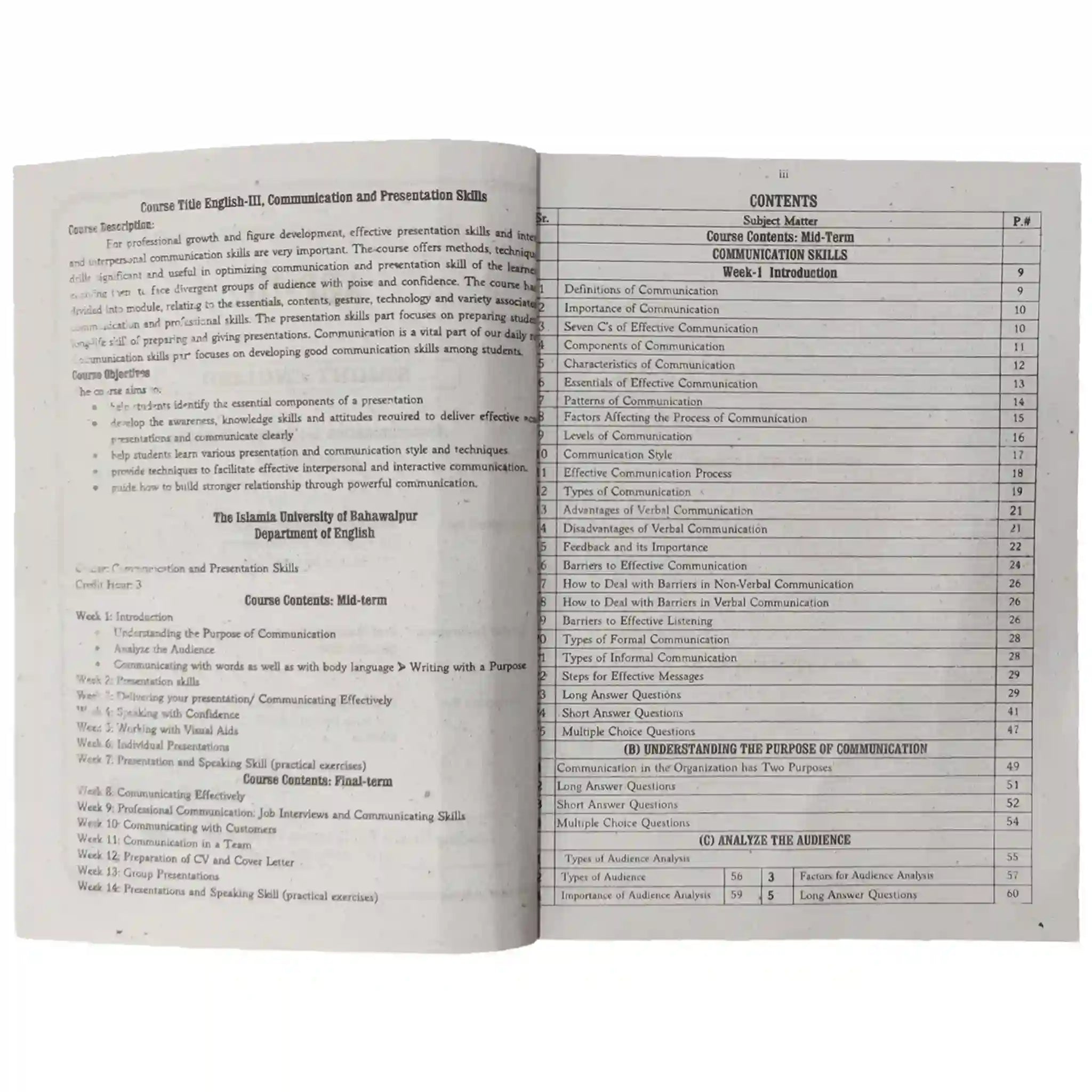 Bright ADP 3rd semester English communication and presentation skills - Saleemi Book Depot 