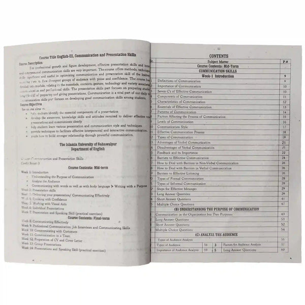 Bright ADP 3rd semester English communication and presentation skills - Saleemi Book Depot 