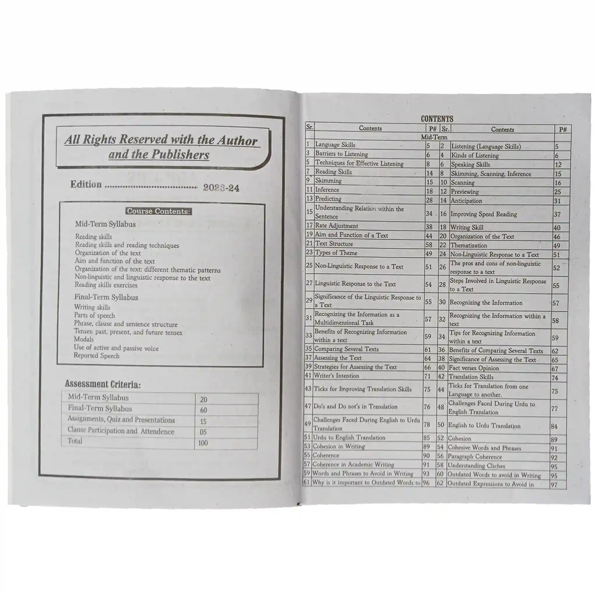 Bright Functional English ADP&BS - Saleemi Book Depot 