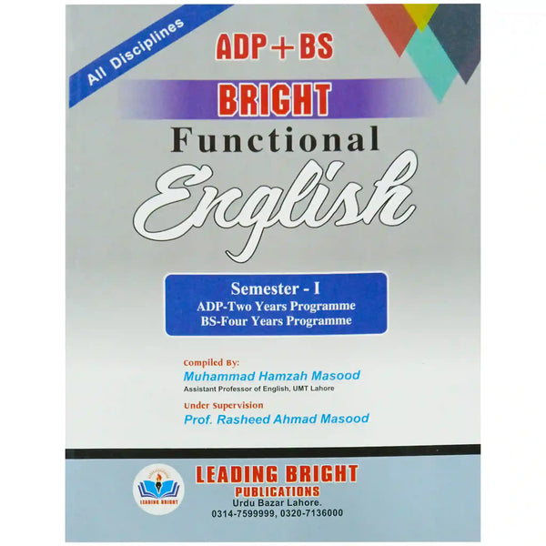 Bright Functional English ADP&BS - Saleemi Book Depot 