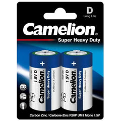 Camelion super heavy duty batteries R20 D size (2 batteries) - Saleemi Book Depot in pakistan