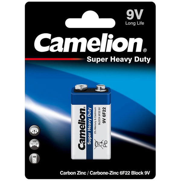 Camelion Super Heavy Duty 9V Long Life Battery