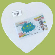 Heart shaped canvas Board