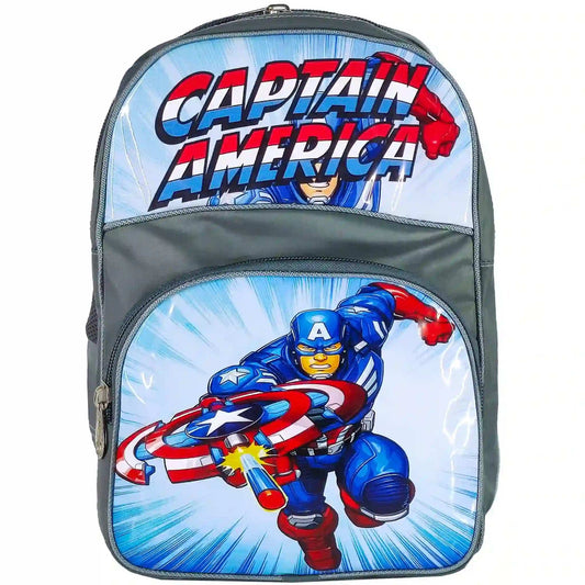 Captain America School Bag - Saleemi Book Depot 