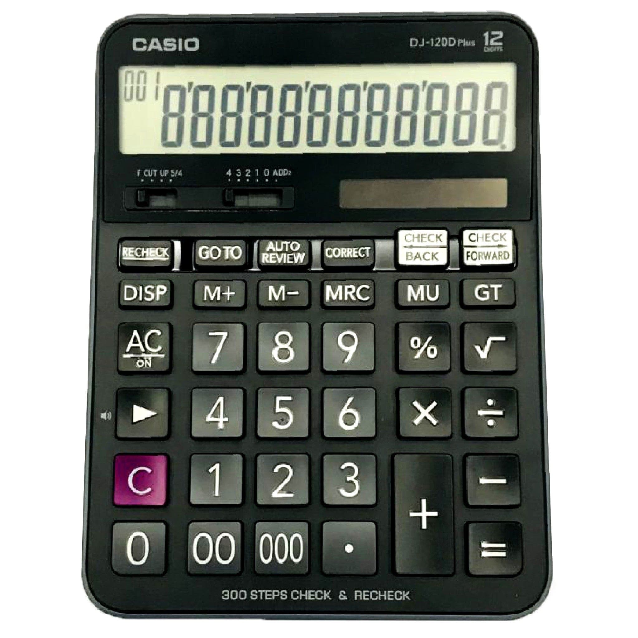 Casio Calculator Art No DJ 120D plus - Saleemi Book Depot in pakistan