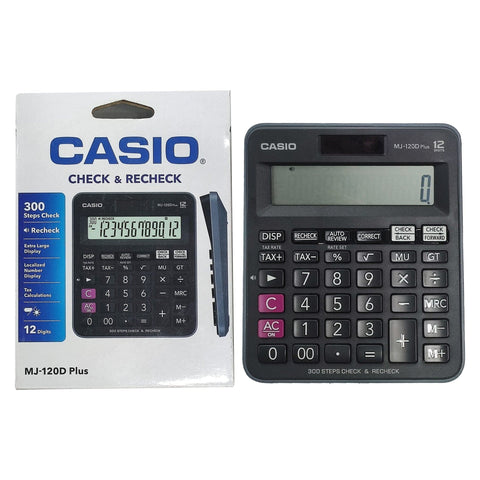 Casio Calculator MJ 120D Plus - Saleemi Book Depot in pakistan