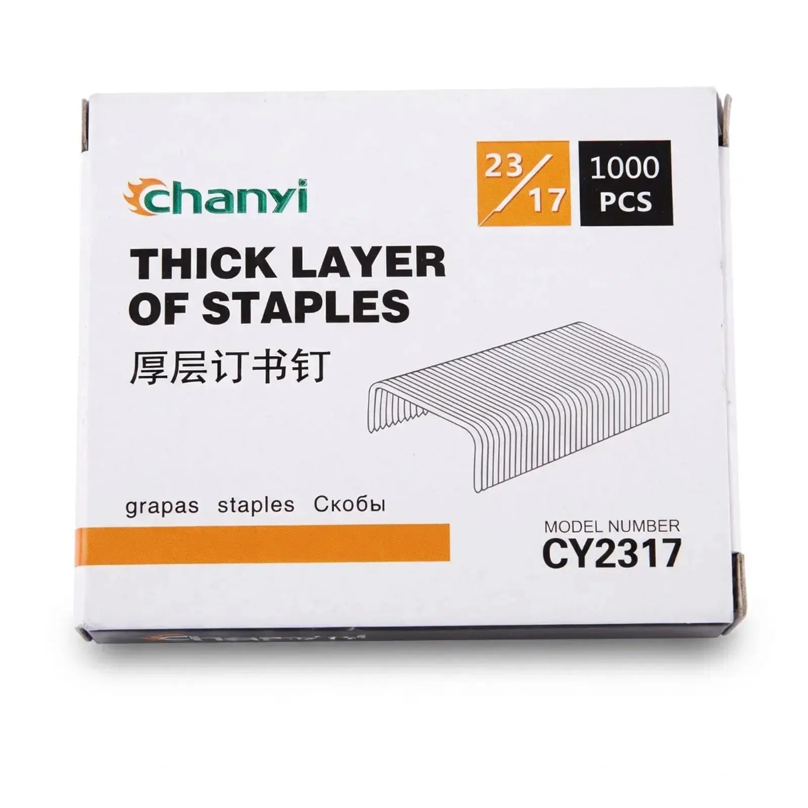 Chanyi Heavy Duty Staples pins 23/17 CY2317 - Saleemi Book Depot in pakistan