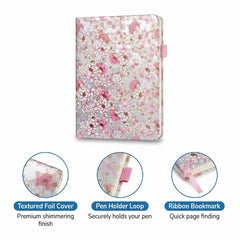 Cherry Blossom Floral Pattern A5 Notebook