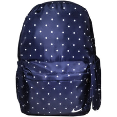 College Backpack With Small White Dots - Saleemi Book Depot in pakistan