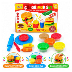 Color Mud Set DIY Delicious Burger