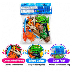 Colorful Plastic Ocean Animal Figures