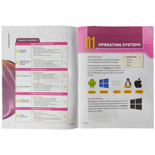 Computer Whiz 4 Fourth Edition Oxford - Saleemi Book Depot 