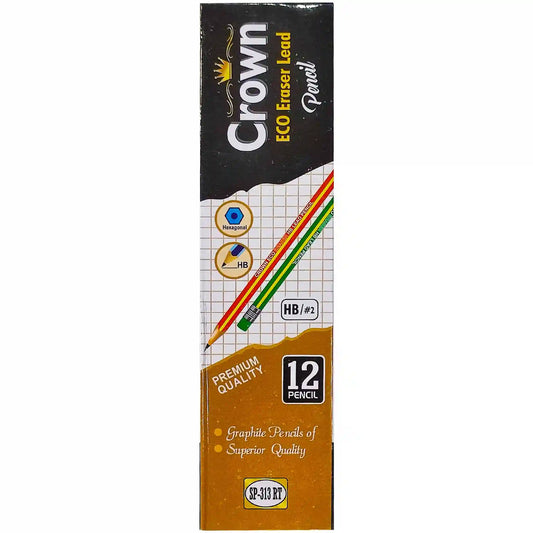 Crown Eco Eraser Lead Pencil SP313RT - Saleemi Book Depot 