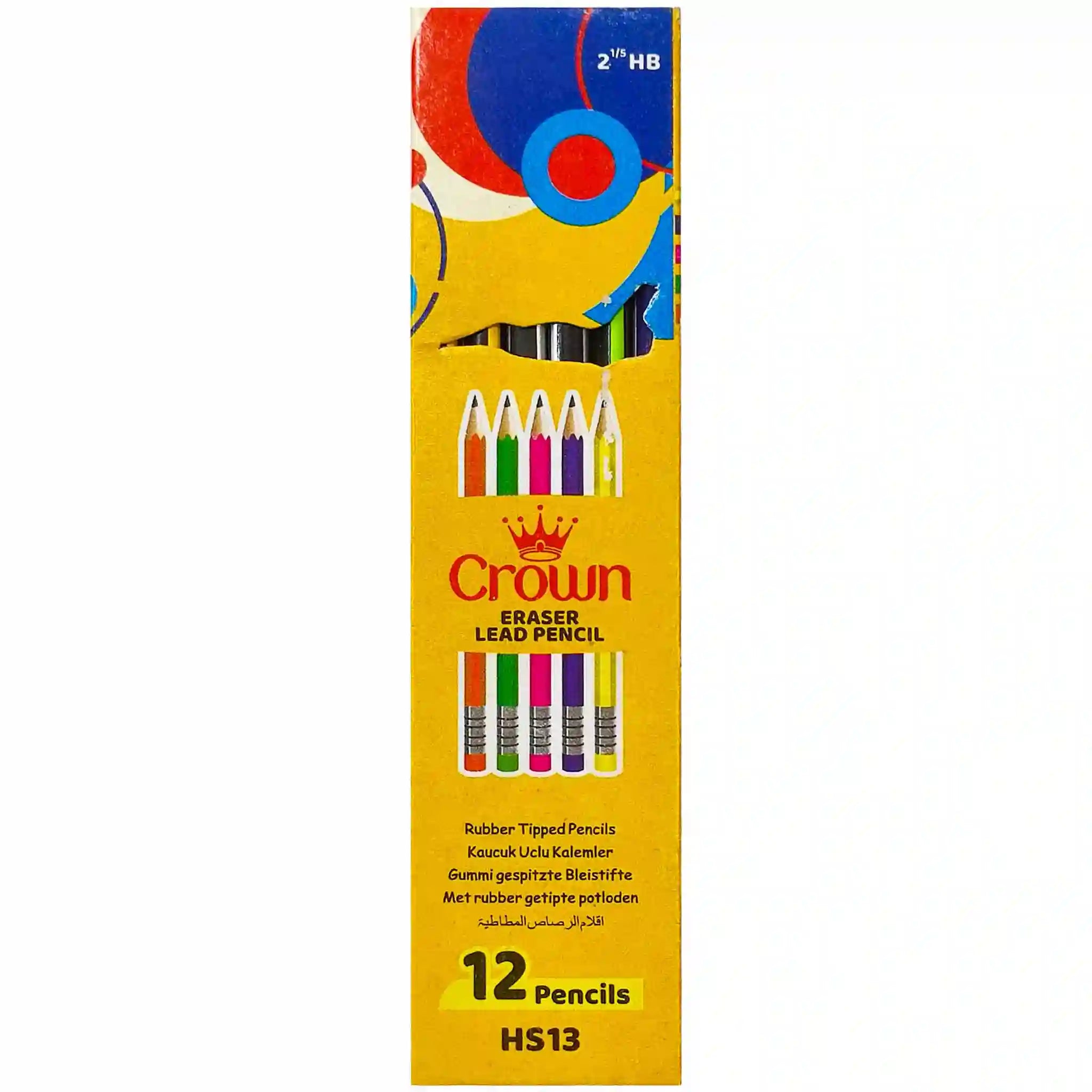 Crown Eraser Lead Pencil HS13 - Saleemi Book Depot 