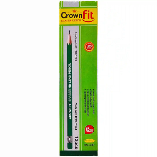 Crown Fit Eraser Pencil HS33RT - Saleemi Book Depot 