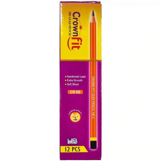 Crown Fit HB Lead Pencil CR55 - Saleemi Book Depot 
