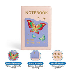 Cute PU Printed A5 Diary Notebook