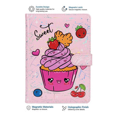 Cute PU Printed A5 Diary Notebook