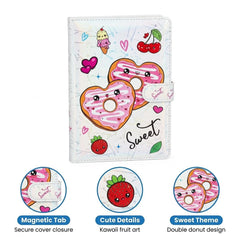 Cute PU Printed A5 Diary Notebook