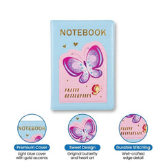 Cute PU Printed A5 Diary Notebook
