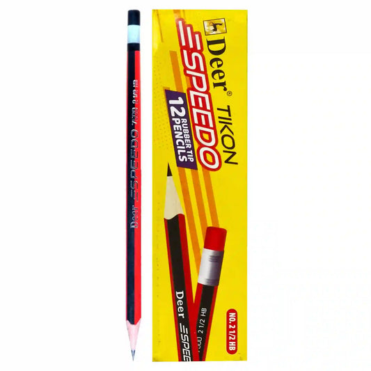 Deer Tikon Speedo Rubber Tip Lead Pencil - Saleemi Book Depot 
