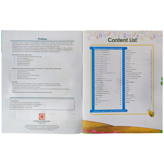 Discover Maths Class KG The Educators - Saleemi Book Depot 