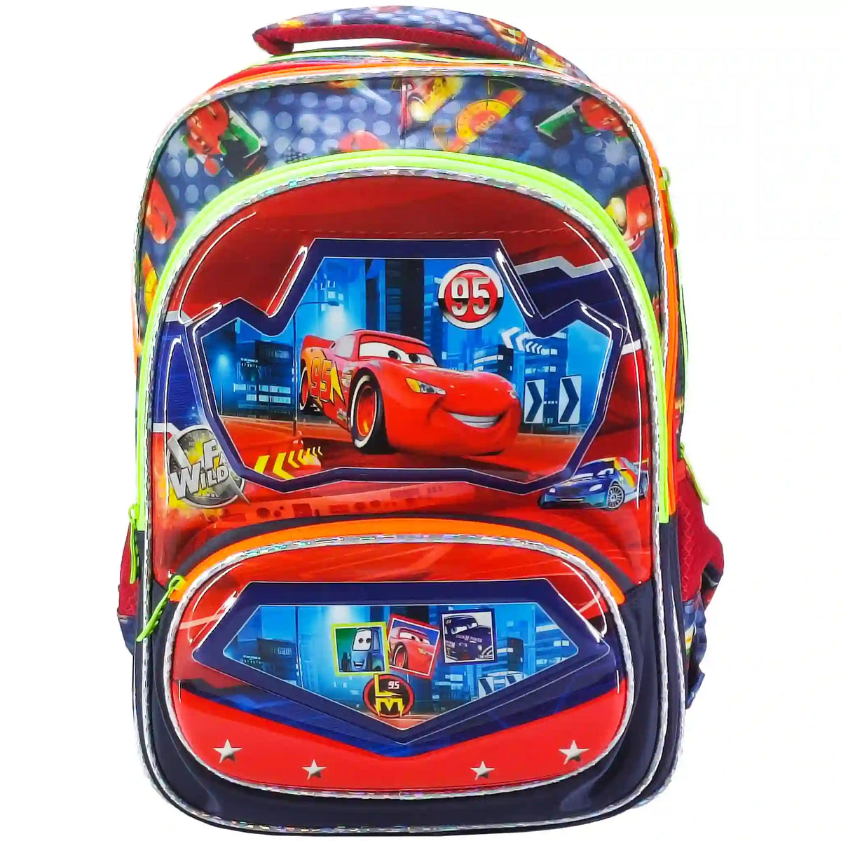 Disney Cars Embossed School Bag - Saleemi Book Depot in pakistan