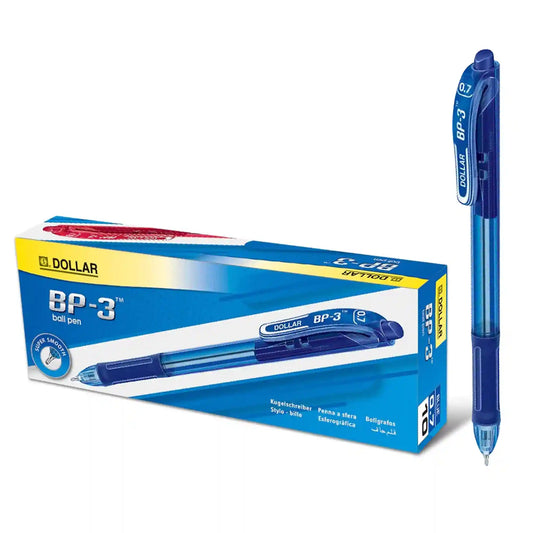 Dollar BP3 Ballpoint Pen 0.7mm – Pack of 10 - Saleemi Book Depot 
