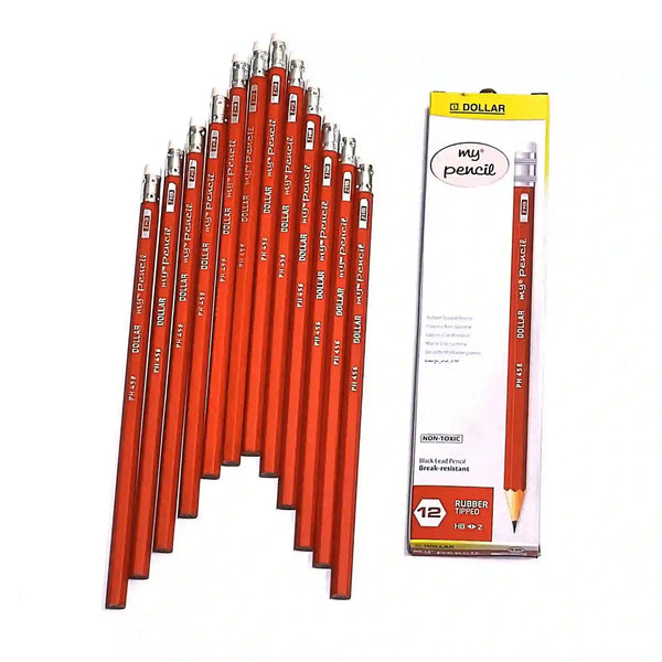 Dollar Pencil Pack of 12Pcs  Art No.456