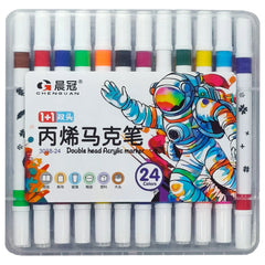 Double Head Acrylic Marker Art No 3038 - Saleemi Book Depot in pakistan
