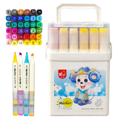 Double Sided Marker Colours 36PCS ZS-252 - Saleemi Book Depot in pakistan