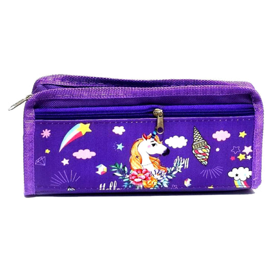 Dual Zipper Stationary Pouch - Saleemi Book Depot in pakistan