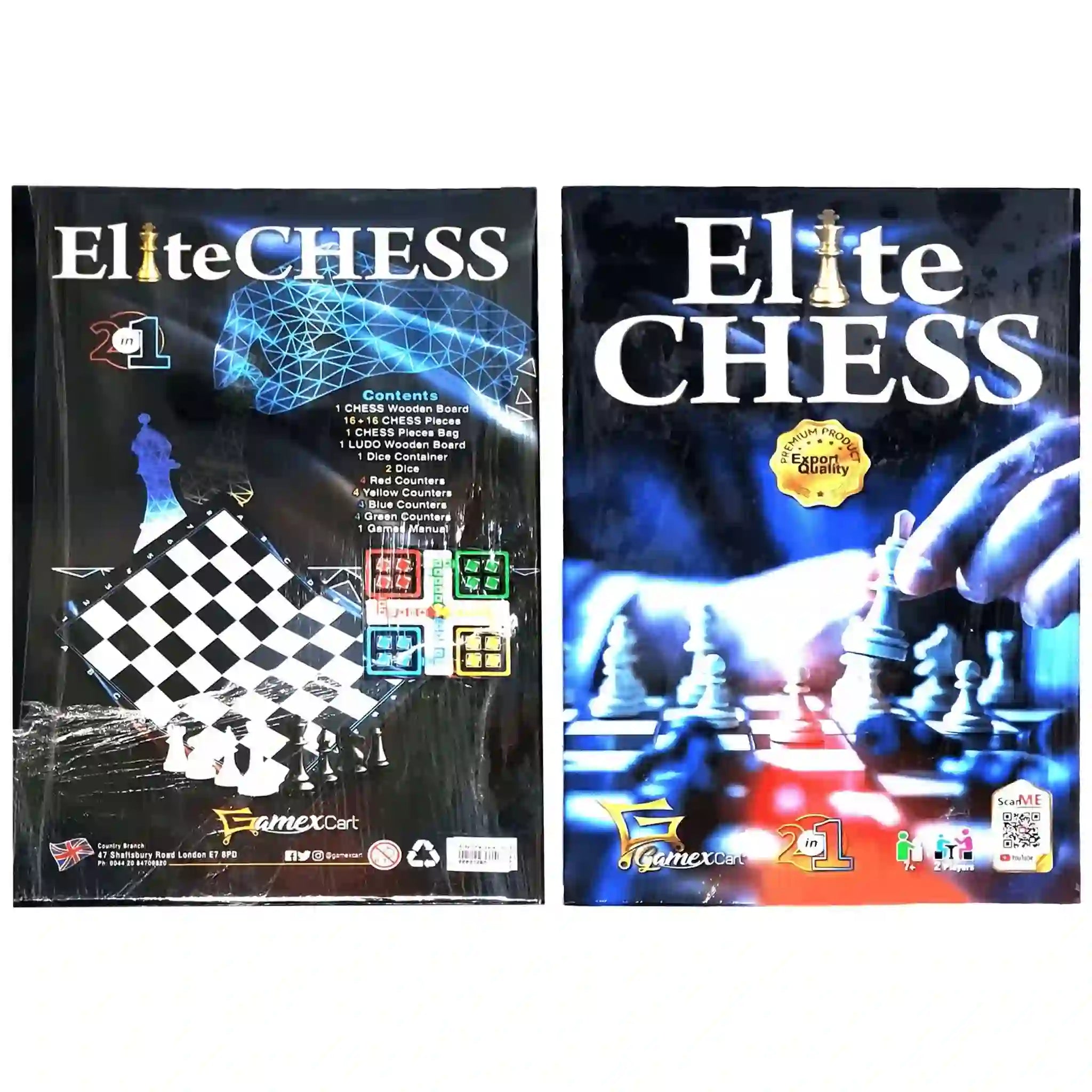 Elite Chess 2 in 1 Game - Saleemi Book Depot in pakistan