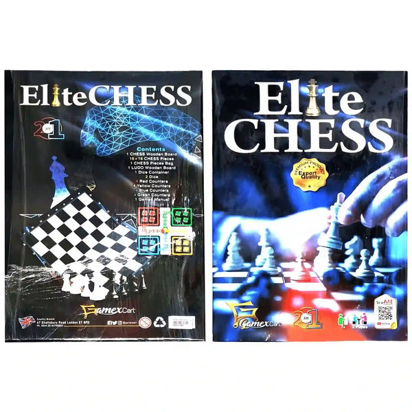 Elite Chess 2 in 1 Game