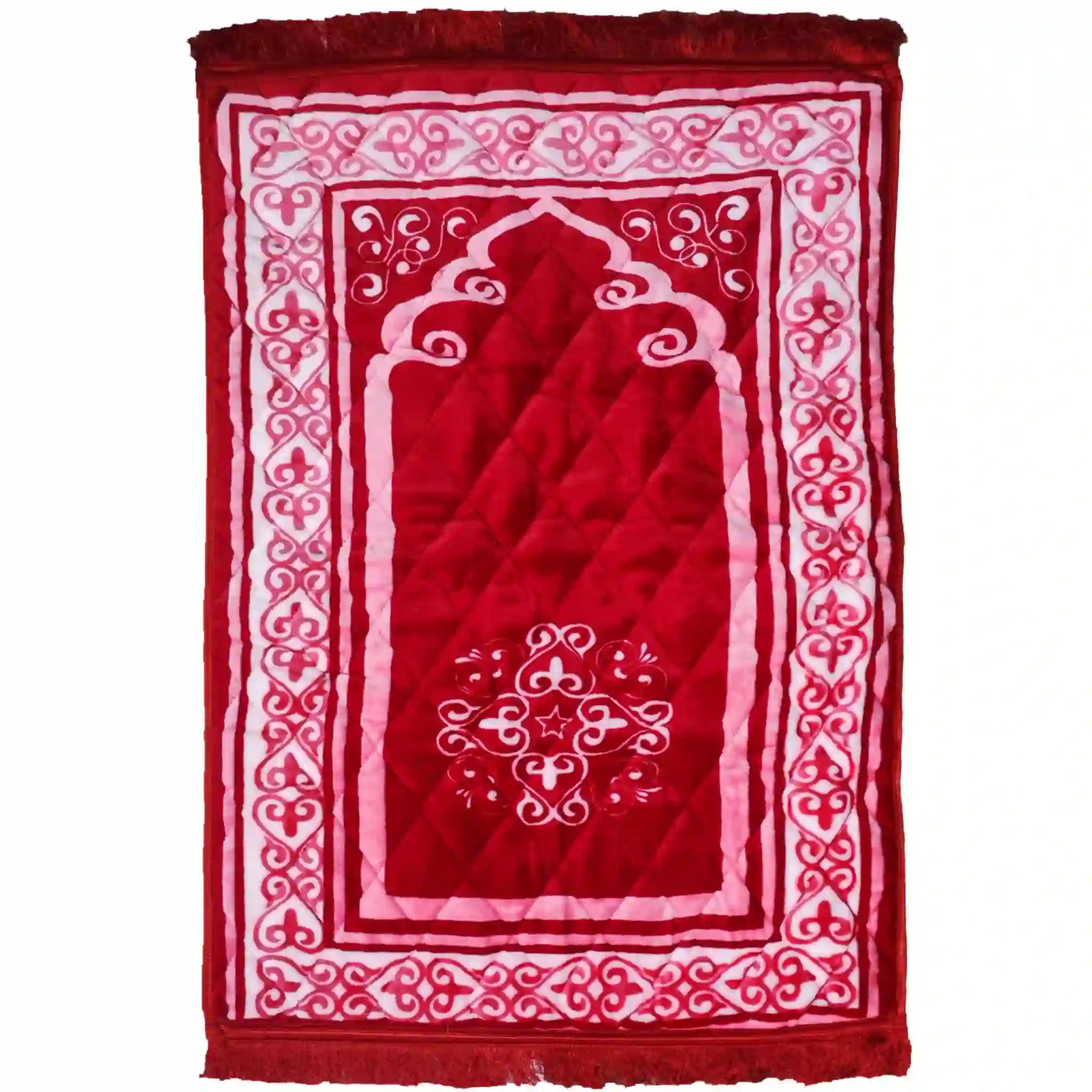 Embossed Velvet janamaz Prayer Mat - Saleemi Book Depot in pakistan