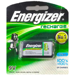 Energizer Rechargeable Battery 9V 175 MAh - Saleemi Book Depot in pakistan