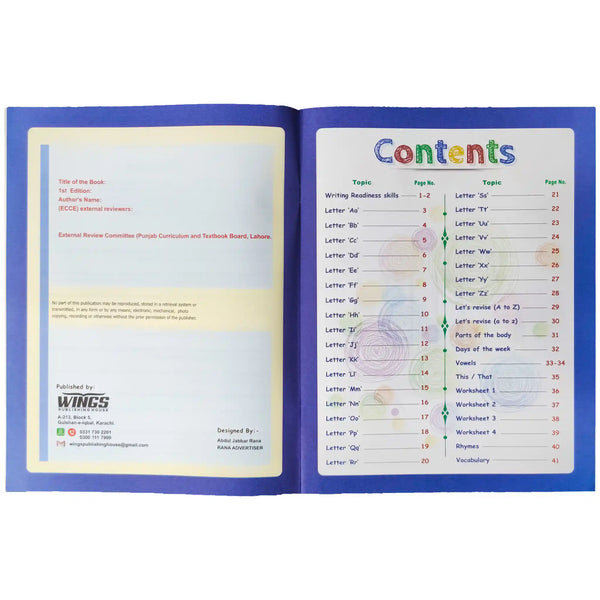 English Nursery Ocean Series Wings Publisher