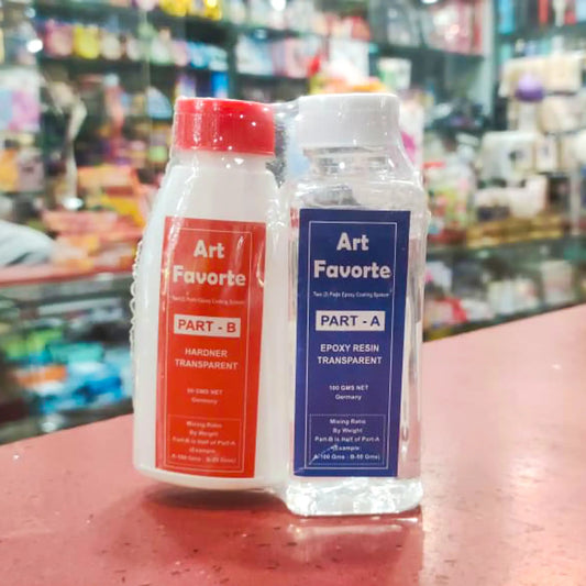 Epoxy Resin Tranparent 2Pcs Set
