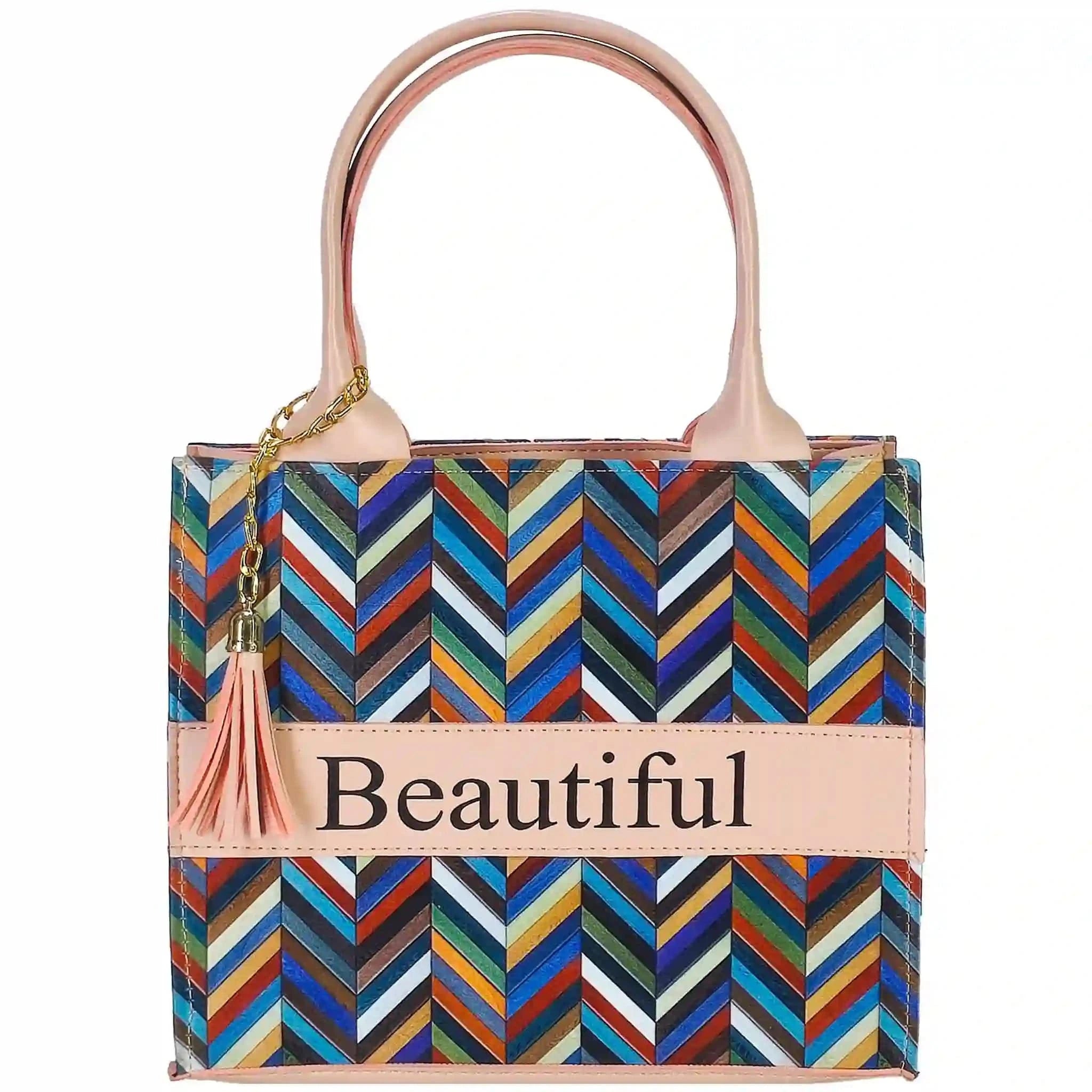 Ethnic Style Canvas Tote Bag 30128 - Saleemi Book Depot 