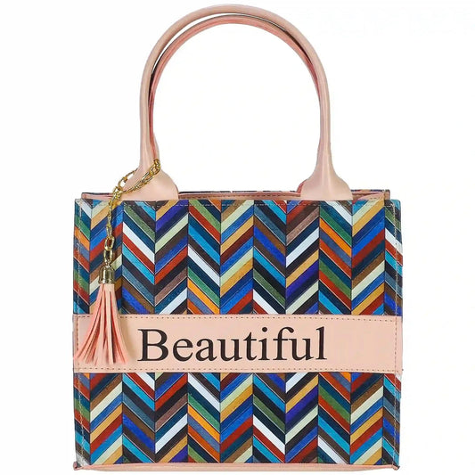 Ethnic Style Canvas Tote Bag 30128 - Saleemi Book Depot 