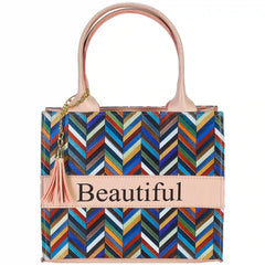 Ethnic Style Canvas Tote Bag 30128 - Saleemi Book Depot 
